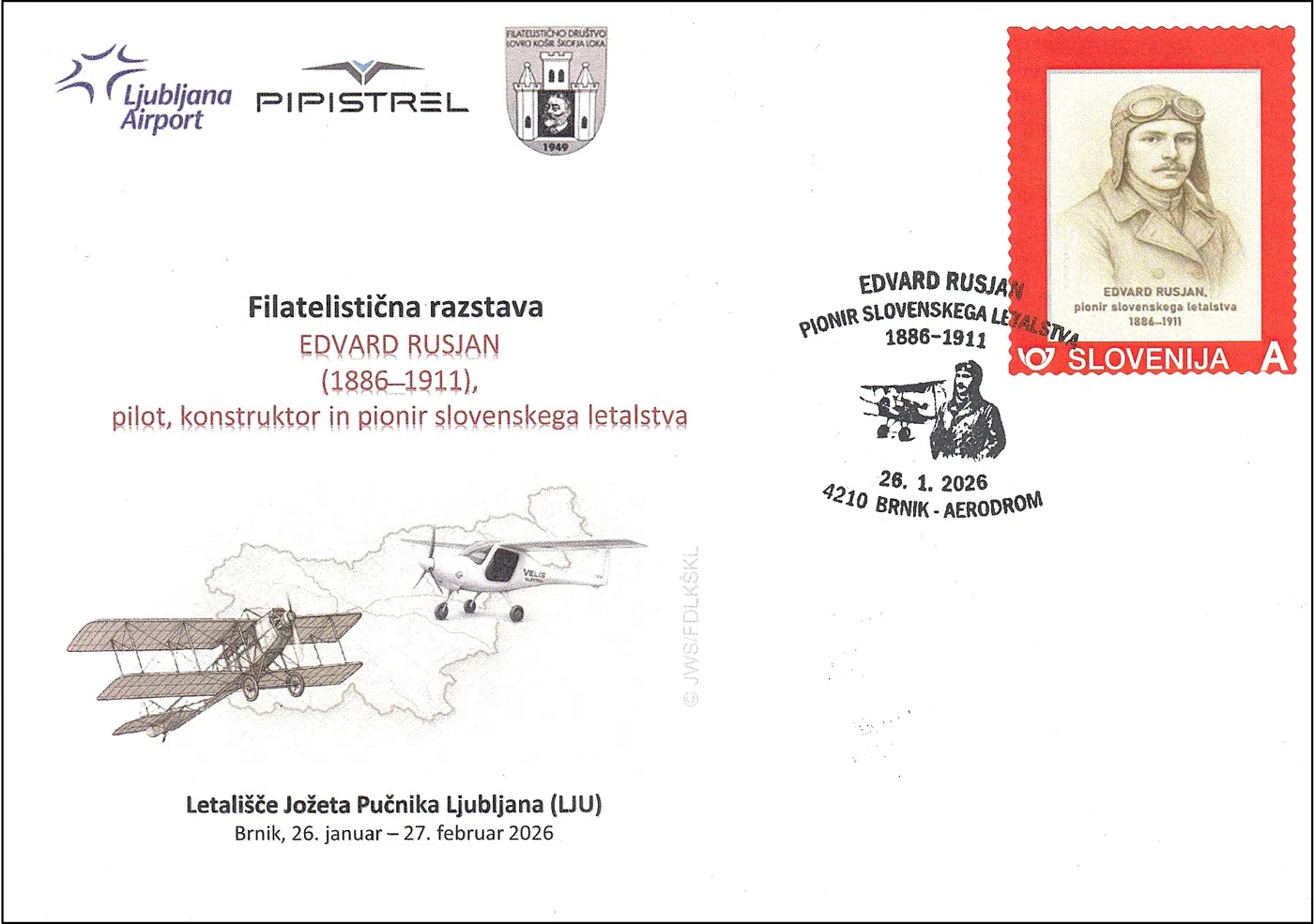 EDVARD RUSJAN PIONIR SLOVENSKEGA LETALSTVA 1886 - 1911